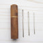 Wooden Darning Needle Storage Cases Tapestry Knitting