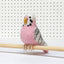 Pink Budgie Needle Felting Kit