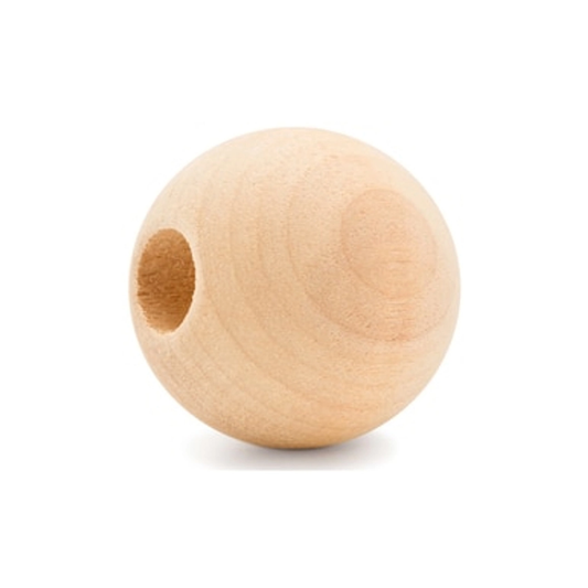 Round Wood Beads