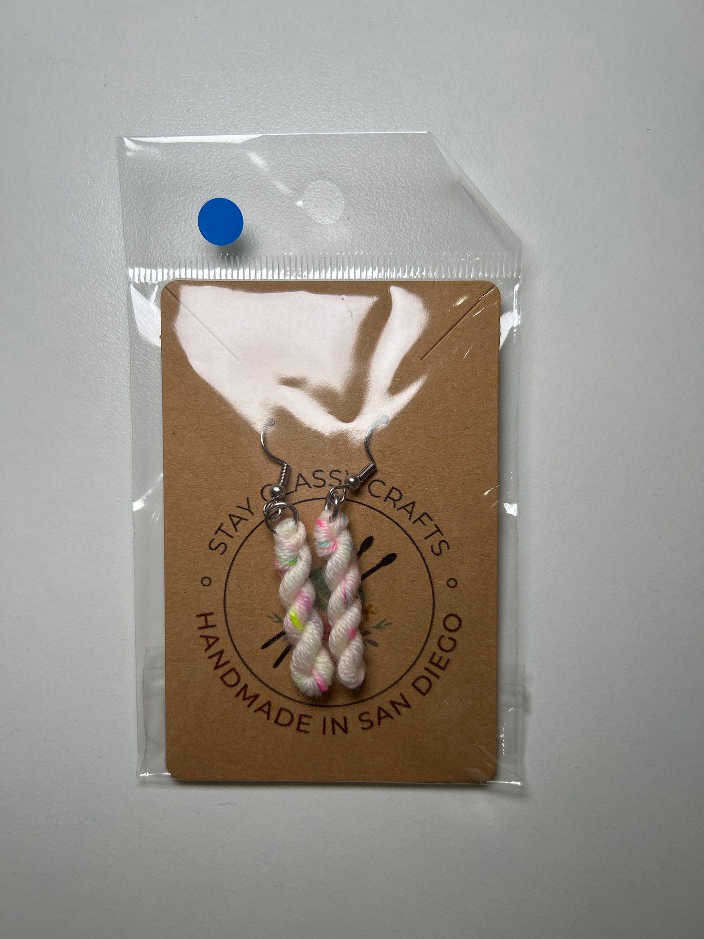 Yarn Skein Earrings