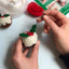 Needle Felting Kit Christmas Puddings - Make TWO decorations