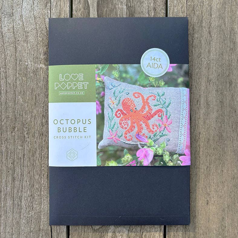 Octopus Bubble Cross Stitch Kit