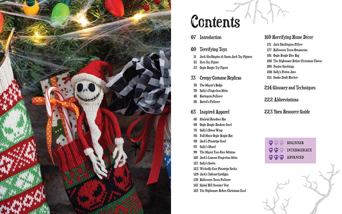 The Nightmare Before Christmas Knitting Guide (HC)