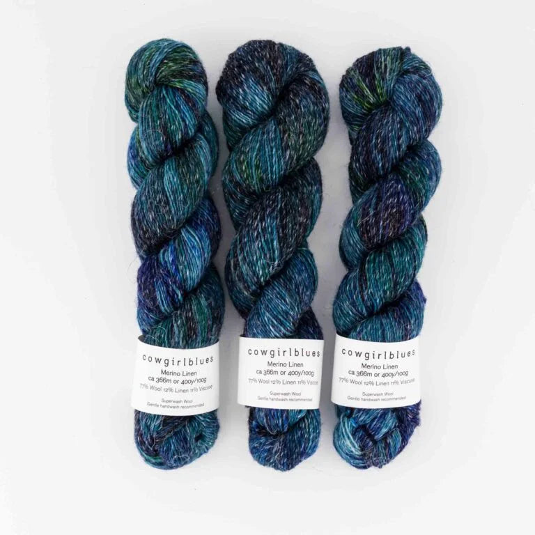 Merino Linen Fingering Weight by cowgirlblues