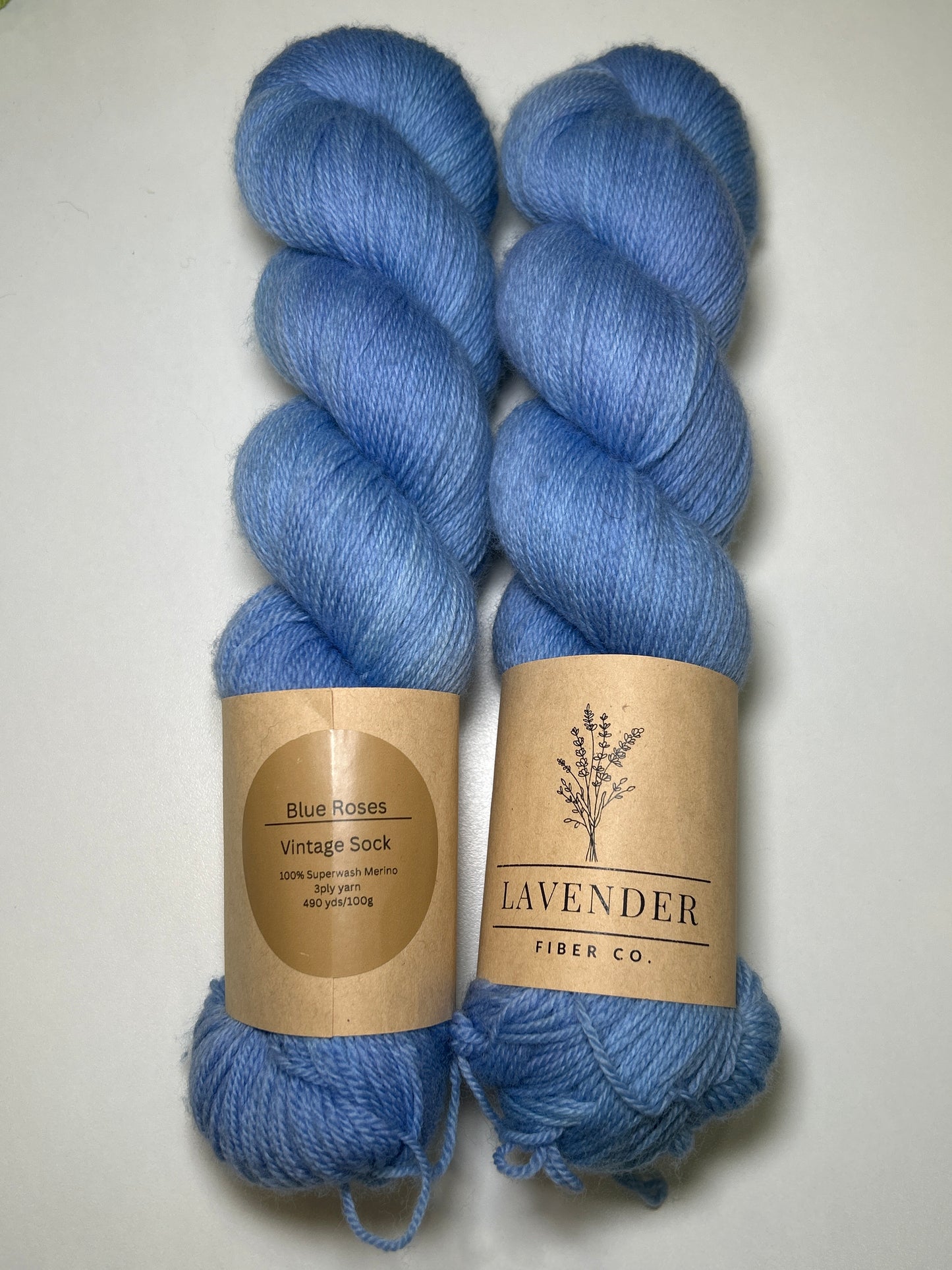 Lavender Fibers Vintage Sock Small Batch Hand Dyed Yarns