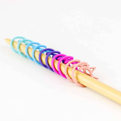 Cat Clips - Simple Removable Stitch Markers - Rainbow