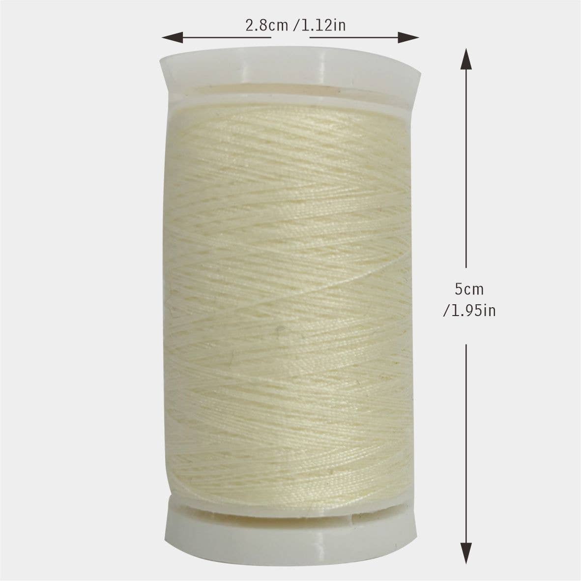 Darnn Polyester Sewing Thread Cream, Embroidery Thread