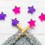 Pink Purple Stars | Stitch Stoppers Knitting Notions