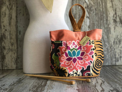 Knitting and Crochet Organizer Project Bag: Le Tigre Knitting and Crochet Organizer Project Bag, Le Tigre Tall Caddy