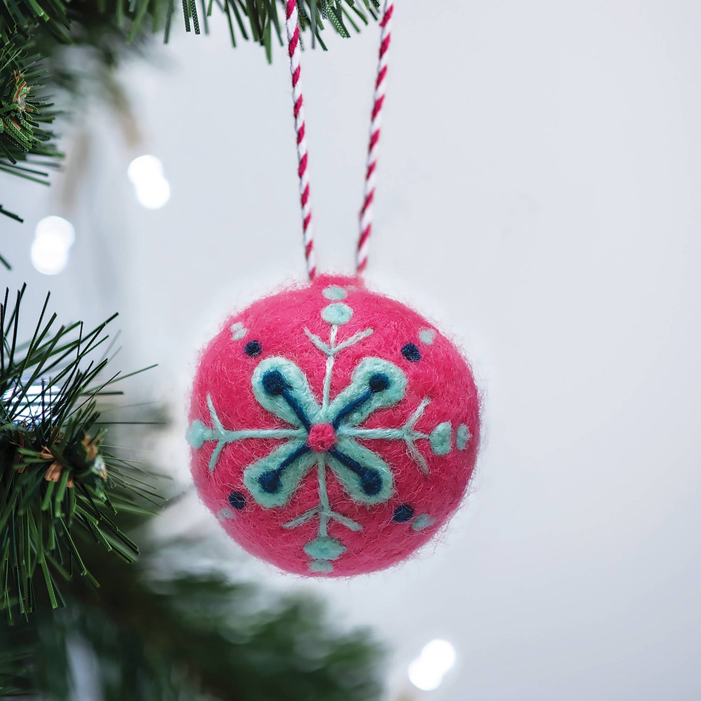 Needle Felting Kit -  Christmas Baubles