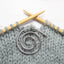 Silver Spiral Cable Needle | Knitting Notions Tools