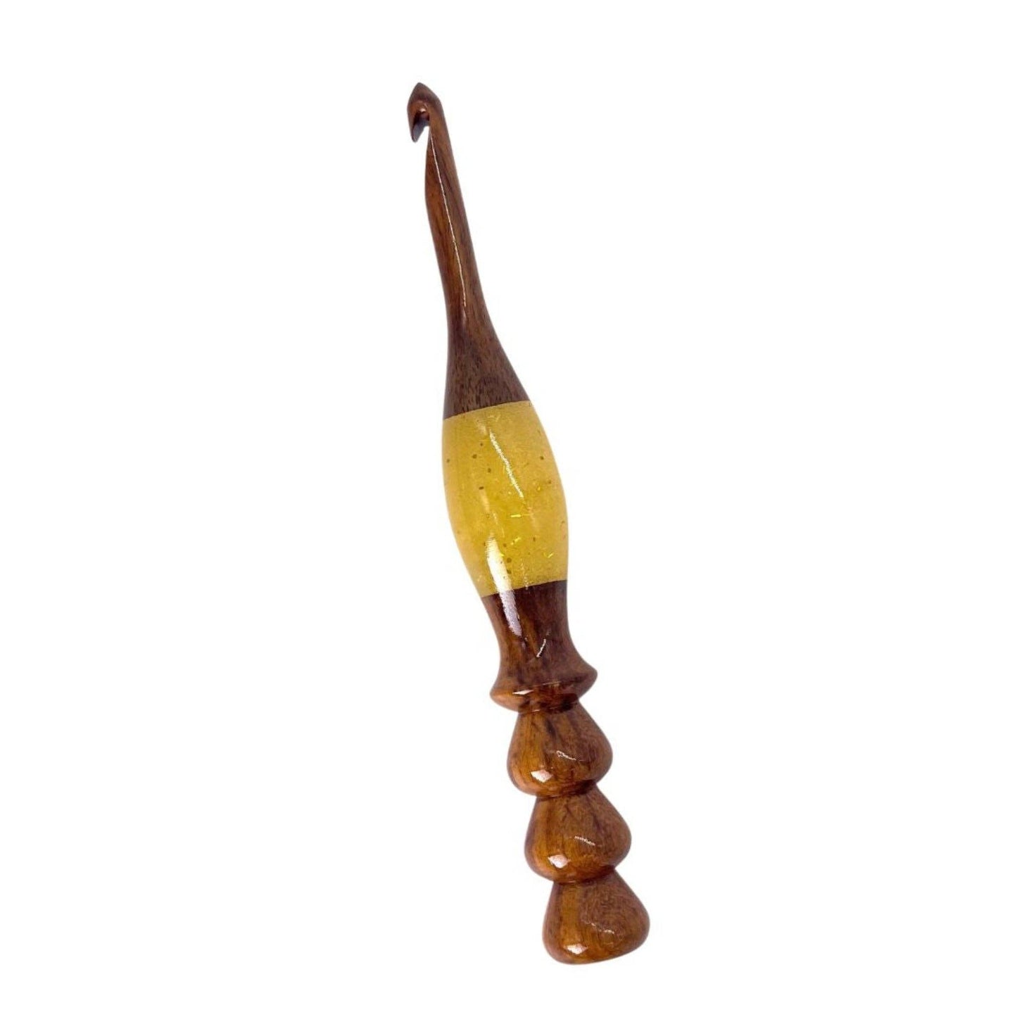 Sparkle Rosewood Crochet Hook