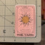 The Yarn Tarot Card Sun Moon - Vinyl Laptop Bumper Sticker
