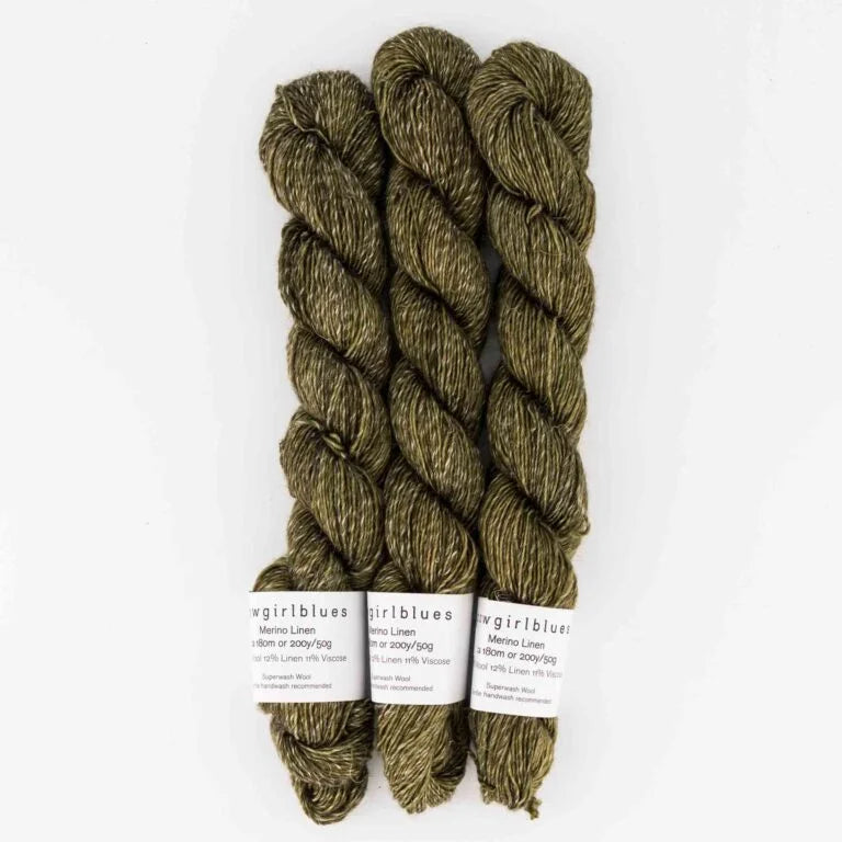 Merino Linen Fingering Weight by cowgirlblues
