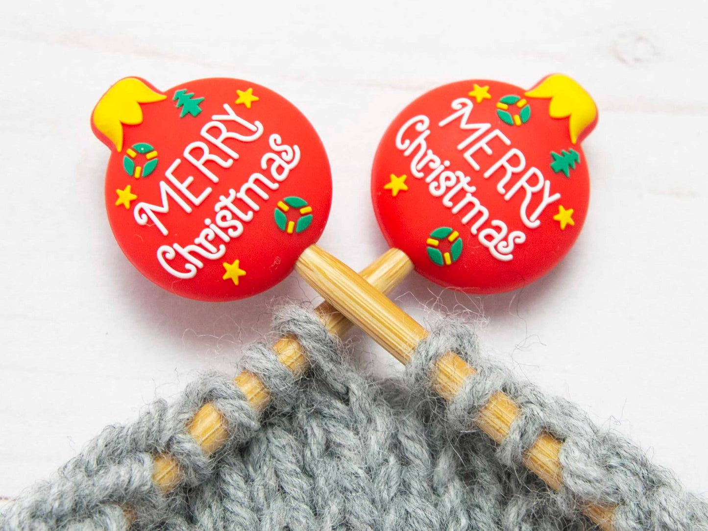 Christmas Ornament | Stitch Stoppers Point Protectors Yarn