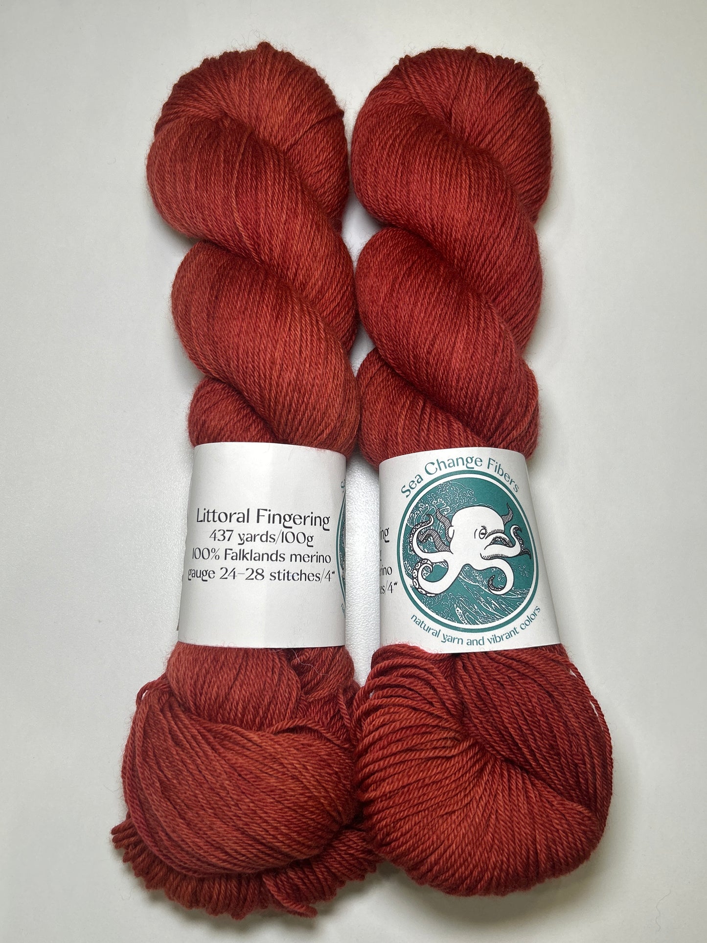 Sea Change Fibers Littoral Fingering ✧ 100% Falklands Merino
