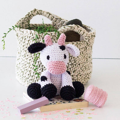 DIY Crochet Kit Cow Kirby