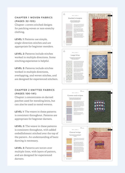 The Mending Directory - 50 Modern Stitch Patterns for Repair