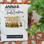 Silver and Gold Stars Stitch Markers, Crochet and Knit Tools