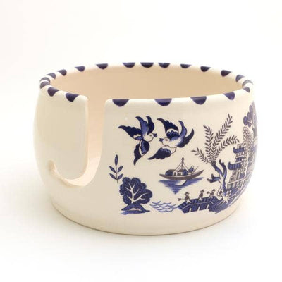 Blue Willow Yarn Bowl, Chinoiserie
