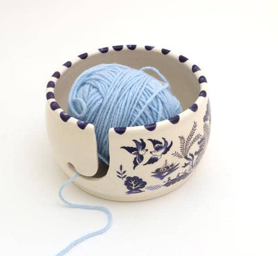 Blue Willow Yarn Bowl, Chinoiserie