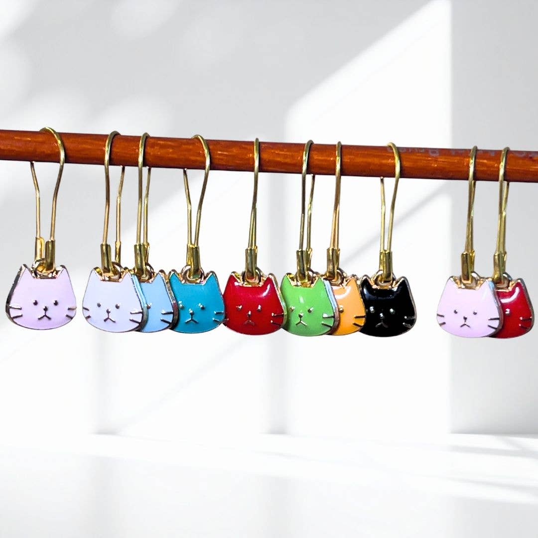 Cat Squad Stitch Markers