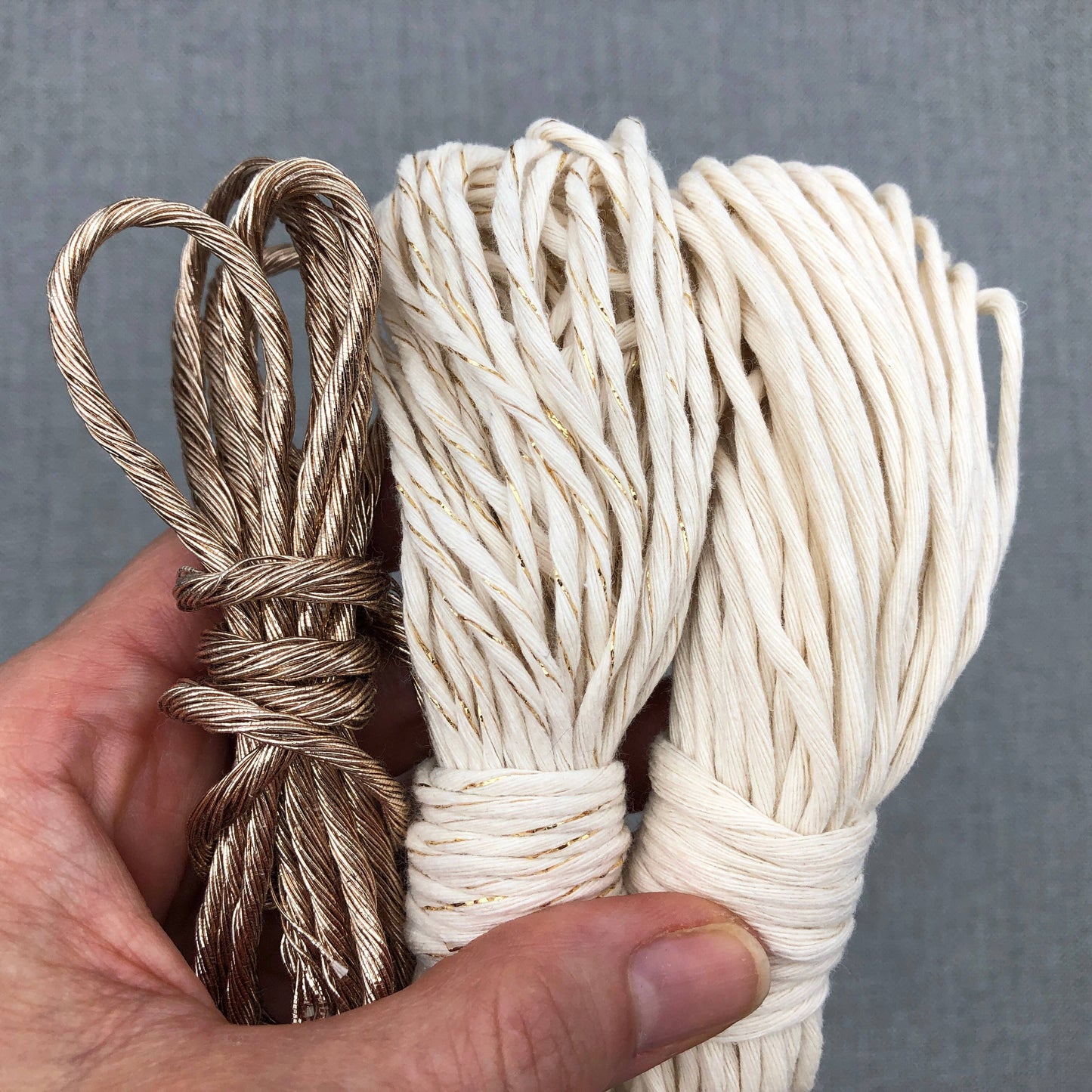 Macramé kit - Christmas Snowflake Decorations