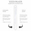 Sock Ruler - Sock Sizing Bracelet Ruler