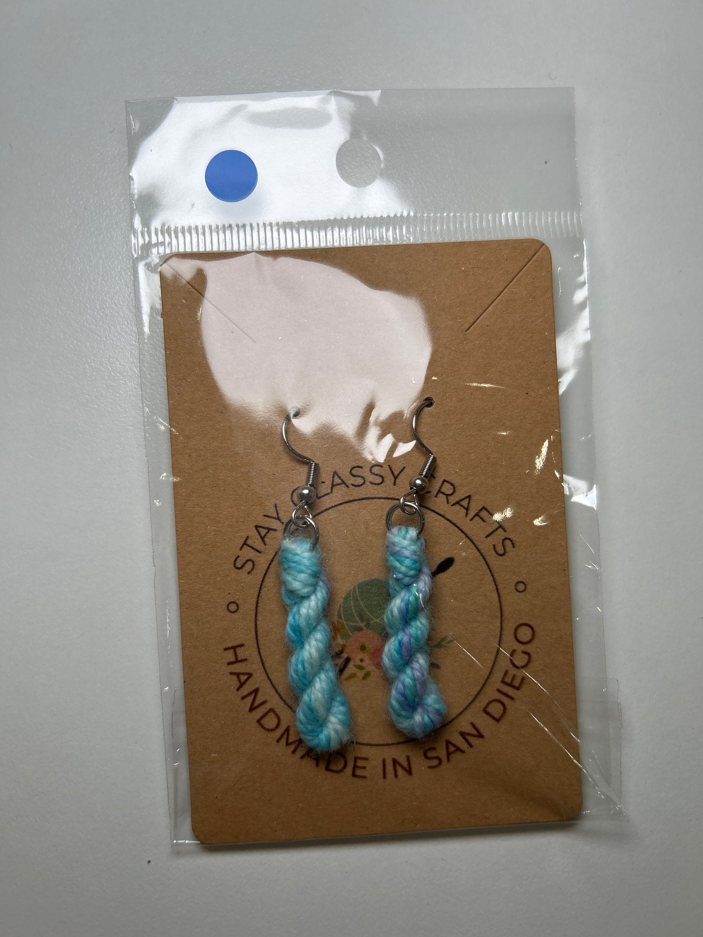 Yarn Skein Earrings