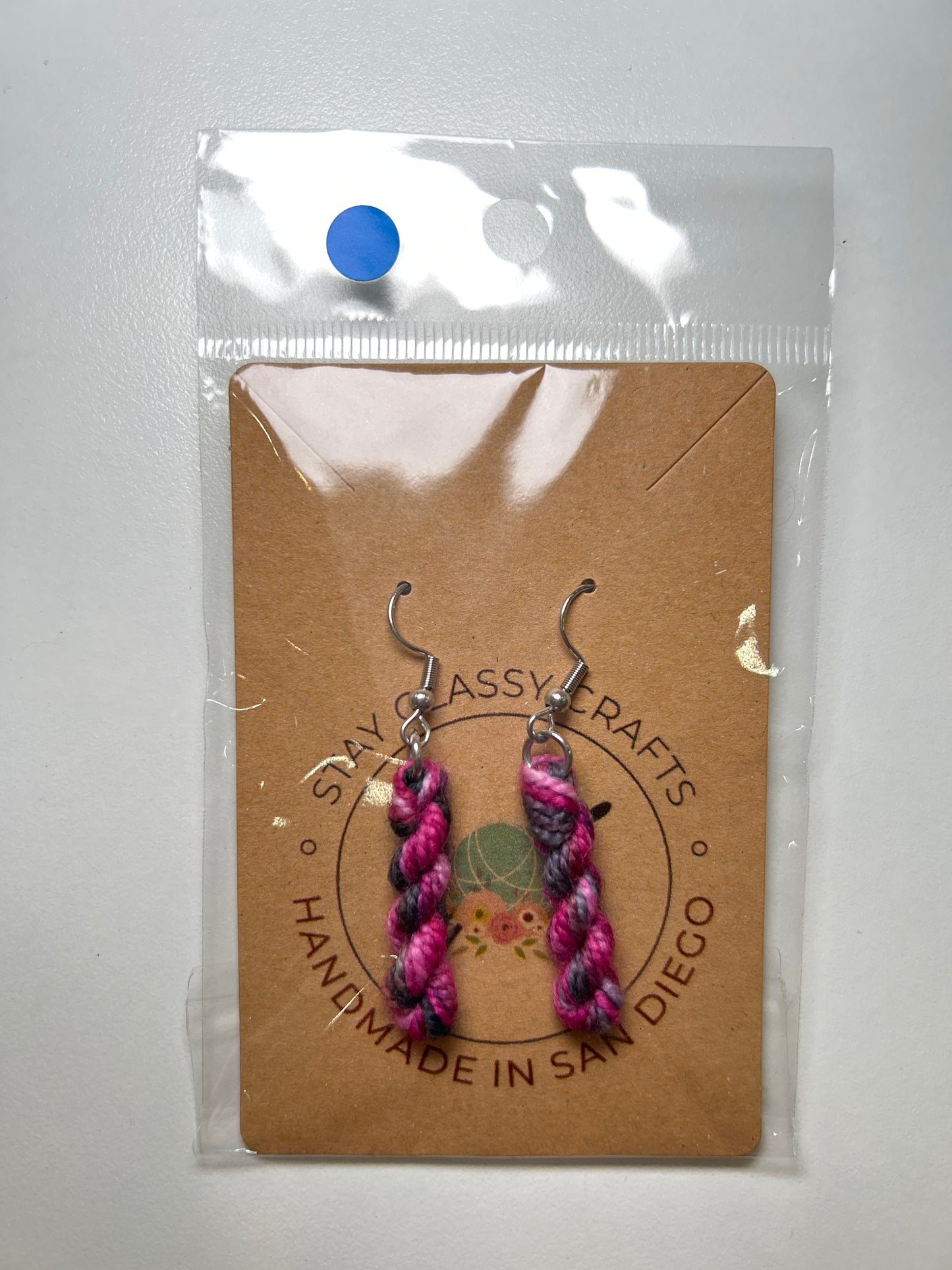 Yarn Skein Earrings