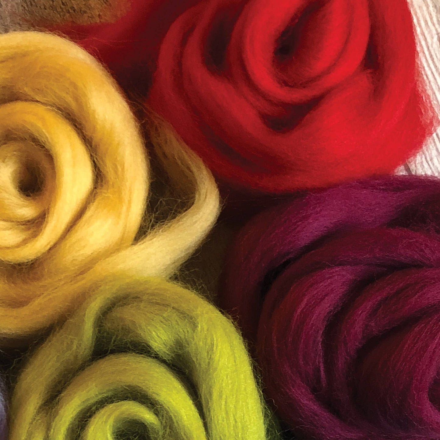 Rainbow Rose Needle Felting Kit