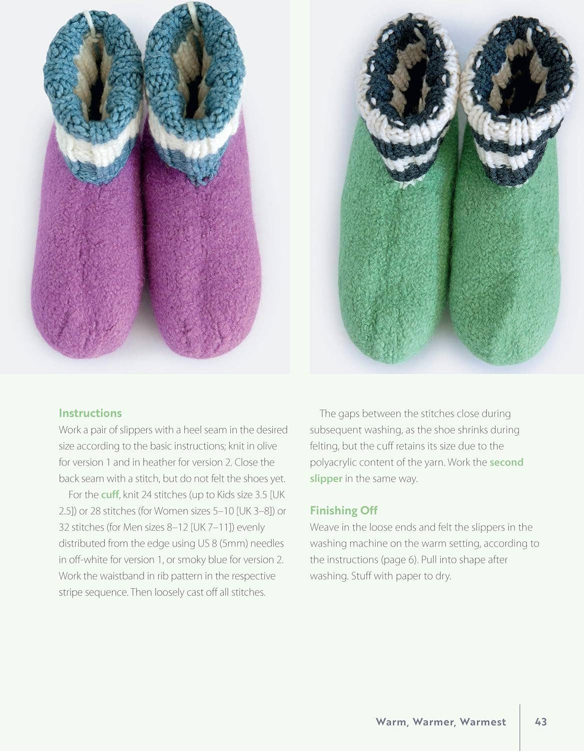 Knitting and Felting Slippers - Learn to Make Cozy Footwear