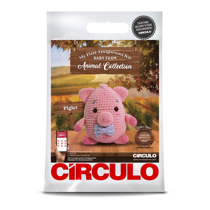 FIRST AMIGURUMI KIT FARM - PIGLET