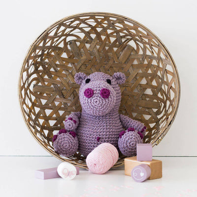 DIY Crochet Kit Hippo Hugo