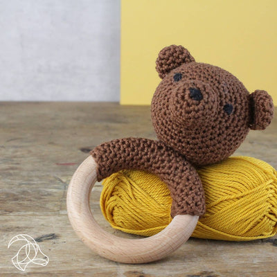 DIY Crochet Kit - Rattle Bear
