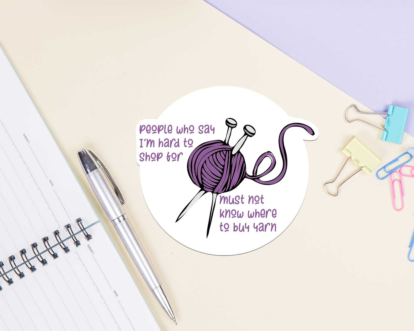 People Who Say I'm Hard To Shop For... Sticker