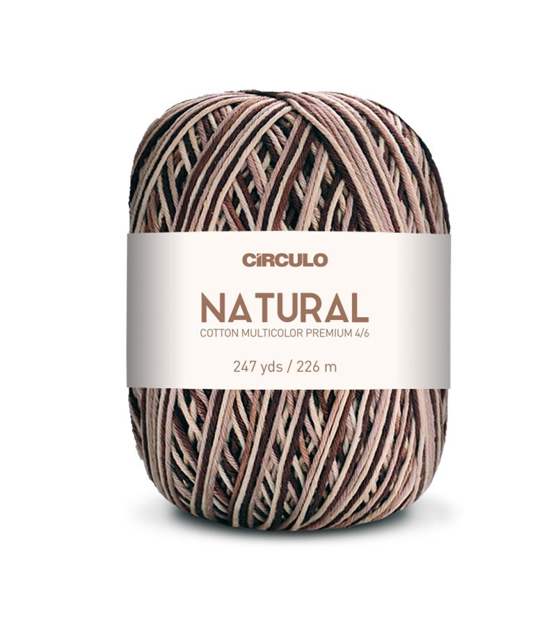 Natural Cotton Multicolor Premium 4/6 100% Brazilian Cotton