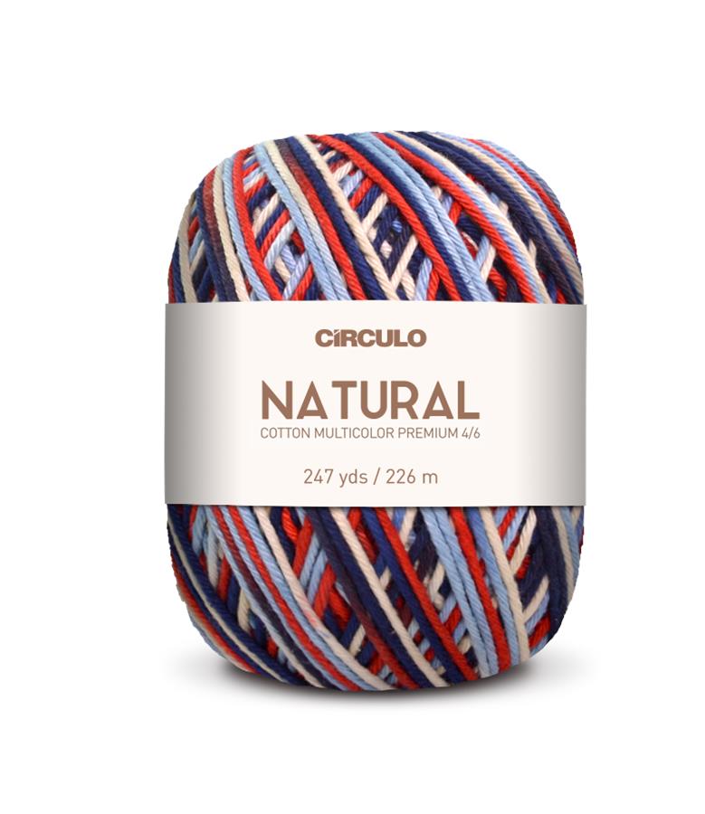 Natural Cotton Multicolor Premium 4/6 100% Brazilian Cotton