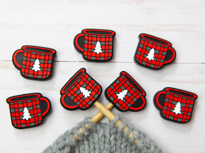 Christmas Cocoa | Stitch Stoppers Knitting Point Protectors