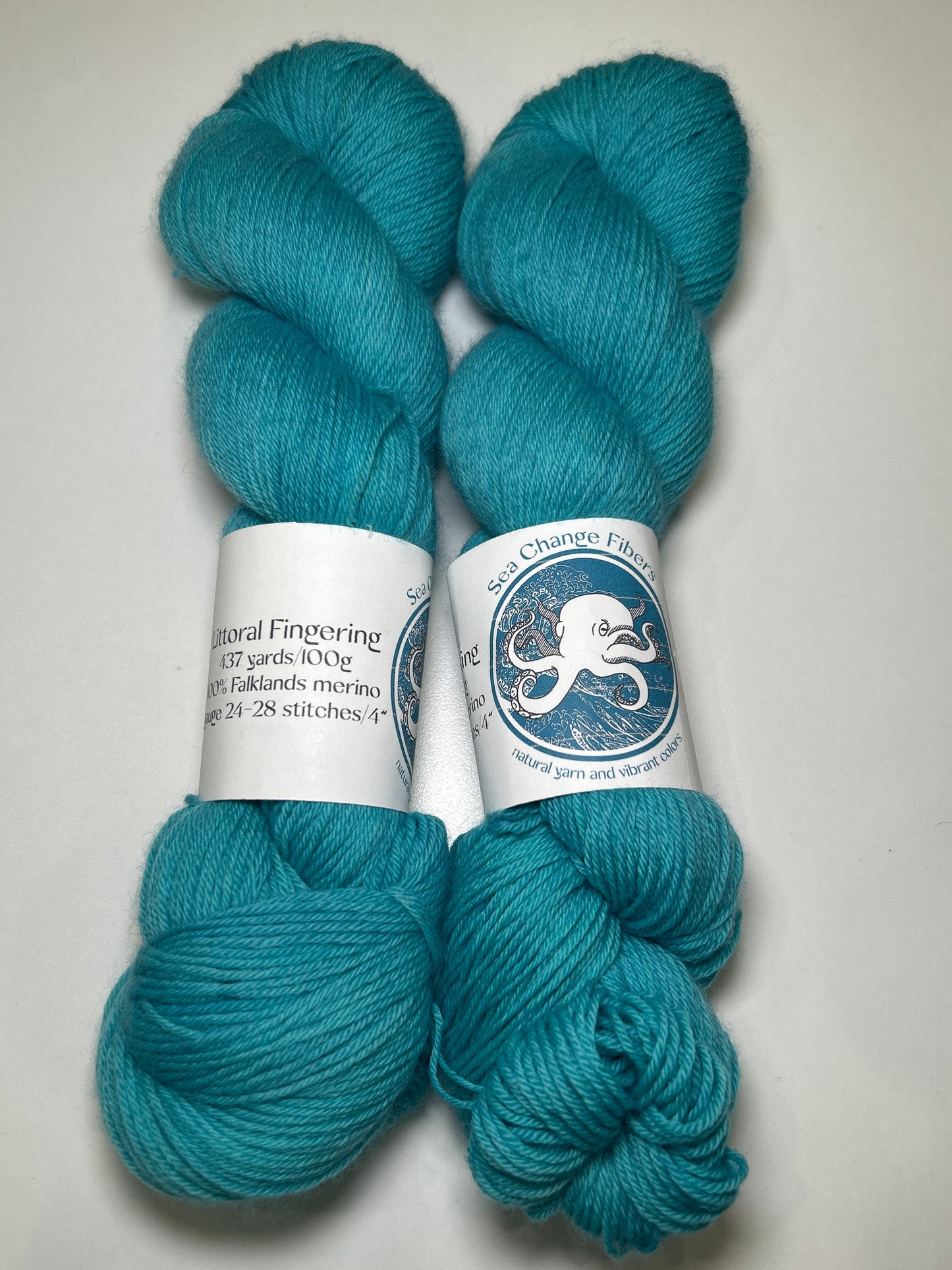 Sea Change Fibers Littoral Fingering ✧ 100% Falklands Merino