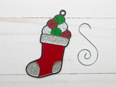 Yarn Stocking Christmas Ornament