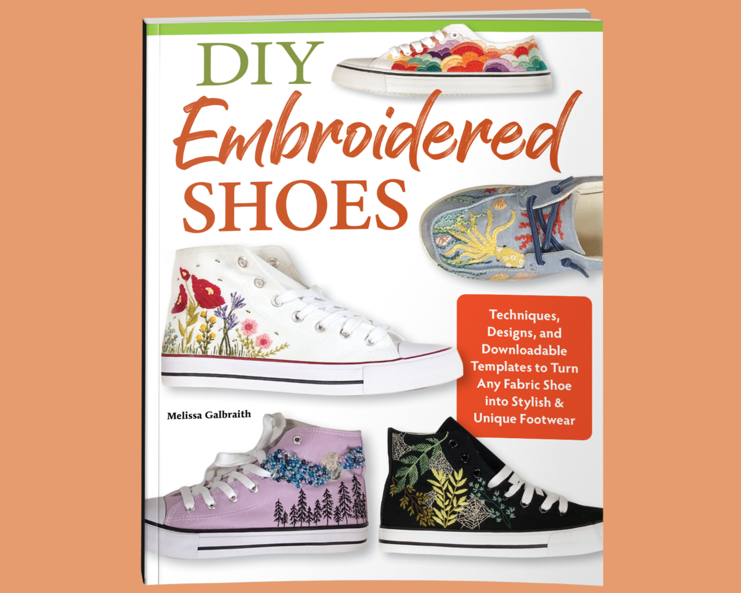 DIY Embroidered Shoes - Techniques, Designs, and Templates