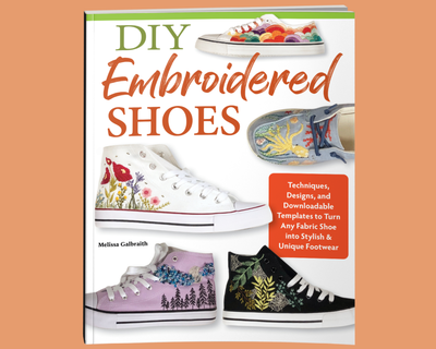 DIY Embroidered Shoes - Techniques, Designs, and Templates