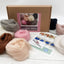 Needle felting starter kit - Natural. 70g 100% wool roving.
