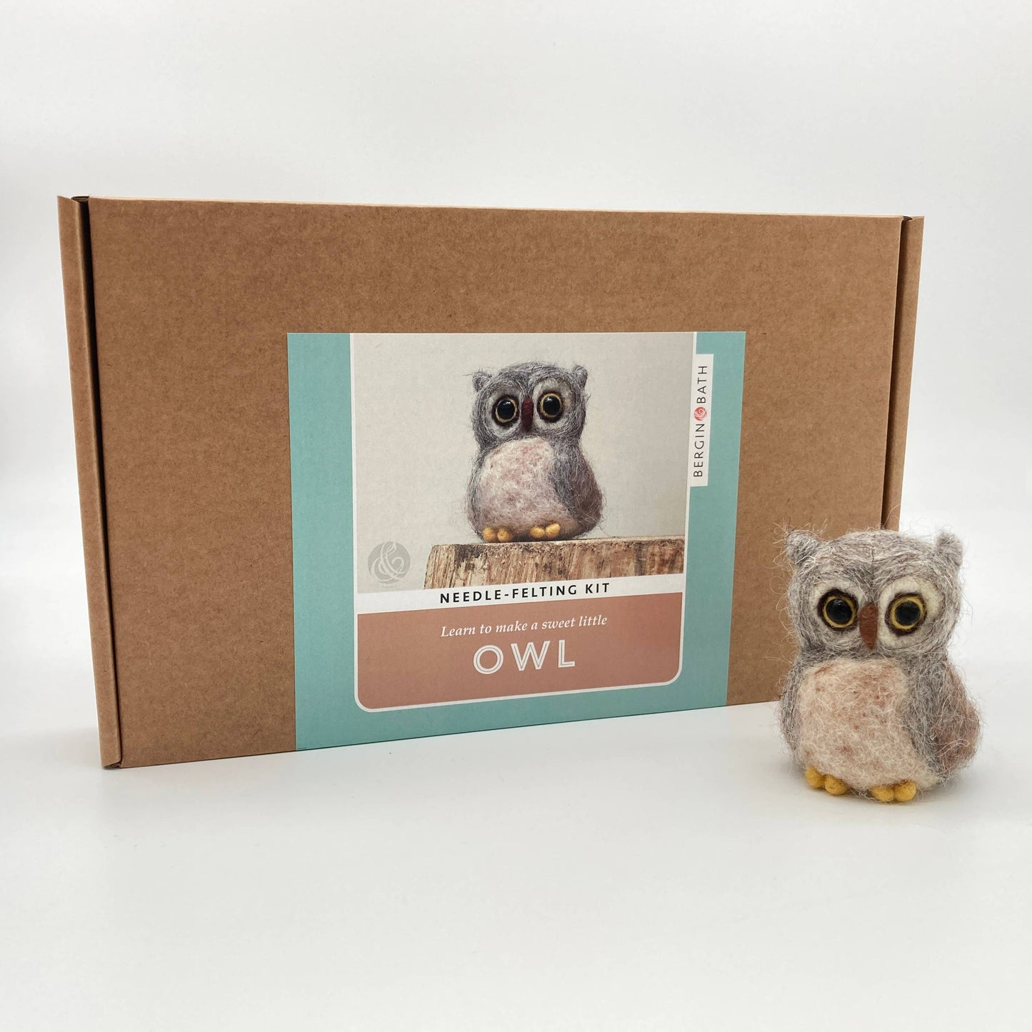 Owl Needle Felting Kit