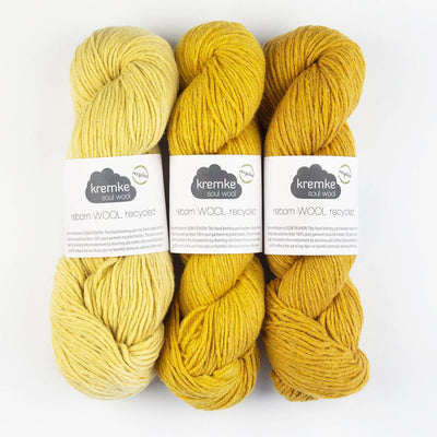 Reborn Wool Recycled Yarn by Kremke Soul Wool - multiple colors available