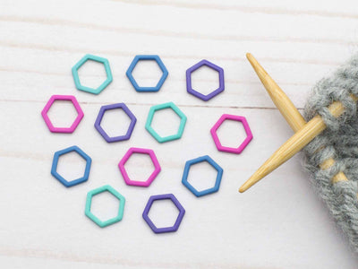 Colorful Hexagon | Stitch Markers