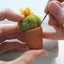 Needle felting kit - Cacti - wool craft project for beginner