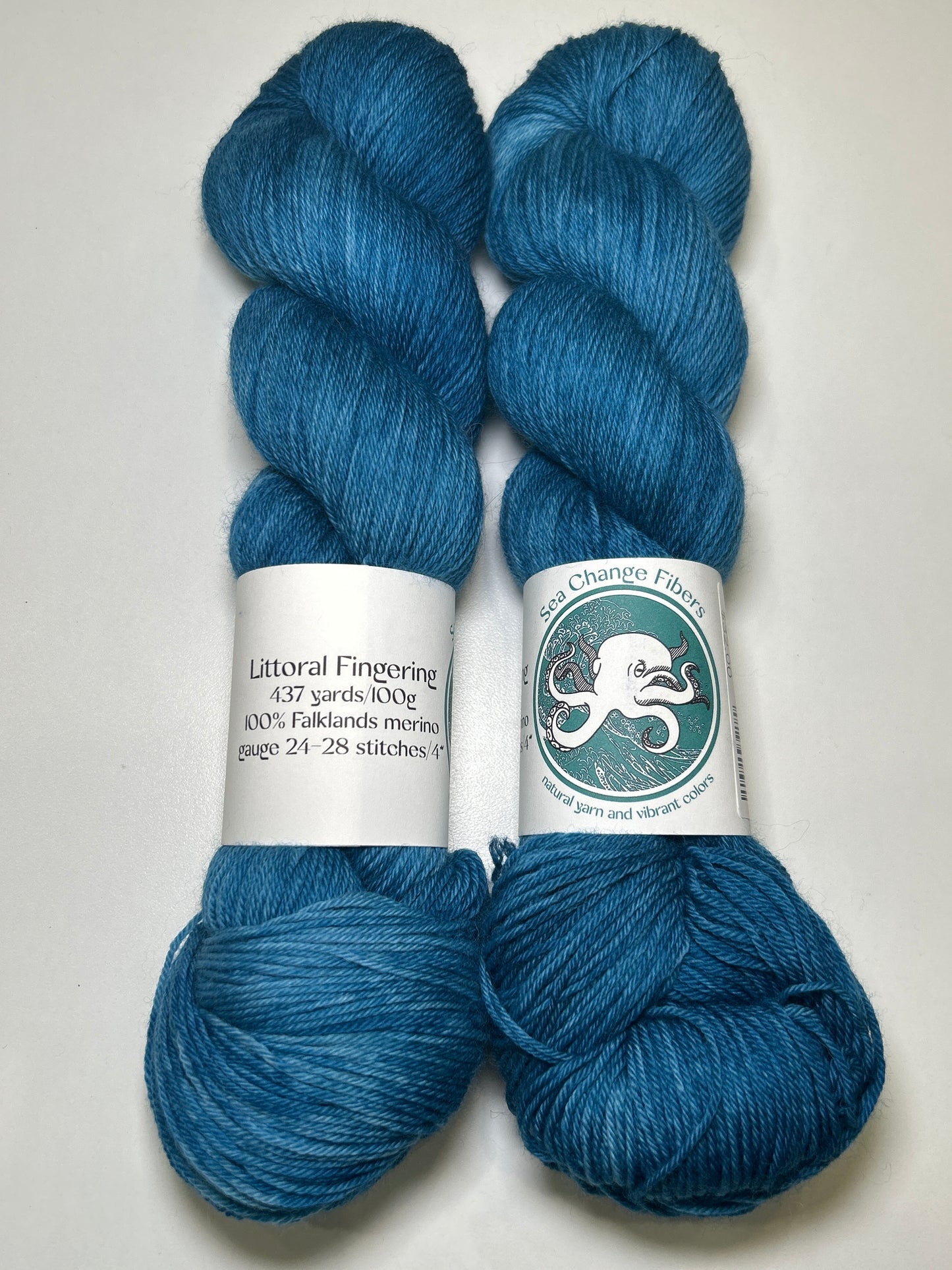 Sea Change Fibers Littoral Fingering ✧ 100% Falklands Merino