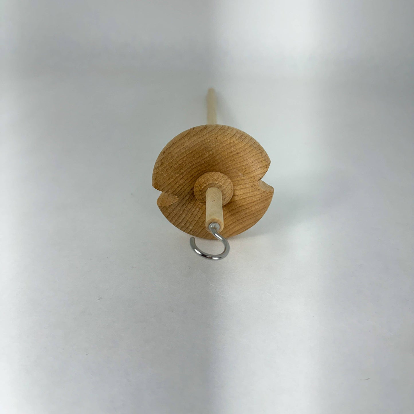 Handmade Wooden Drop Spindle with Hook – Perfect for Yarn Sp